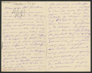 Brief an Adolph Fürstner : 04.03.1893