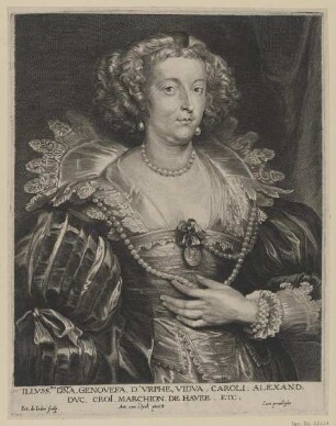 Bildnis der Genovefa d' Vrphe