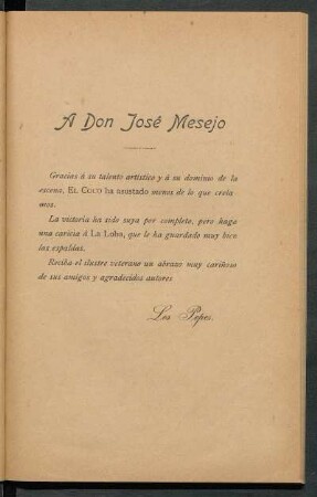 [Dedicatoria] A Don José Mesejo
