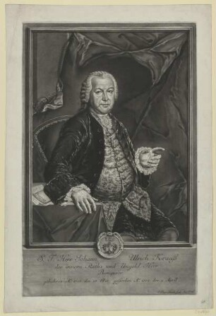 Bildnis des Johann Ulrich Krauß