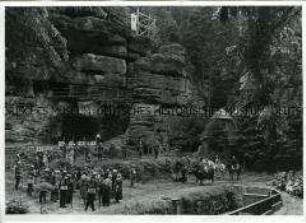 Die Landesbühnen Sachsen mit Schillers "Wilhelm Tell" in der Felsenbühne Rathen