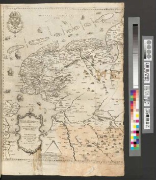 Frisiae Antiovissimae Trans Rheni Provinc Et Adiacentium Regionum Nove Et Exacta Descriptio