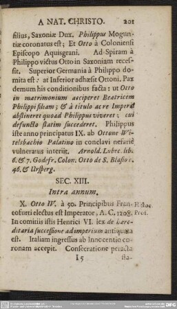 Sec. XIII. Intra annum