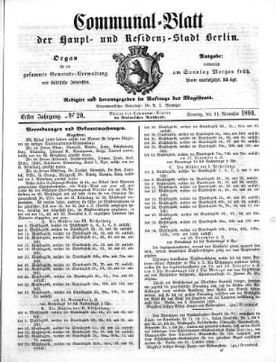 1860,20: No. 20, 11. November 1860
