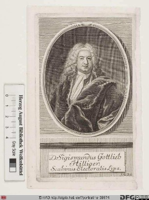 Bildnis Sigismund Gottlieb Hilliger