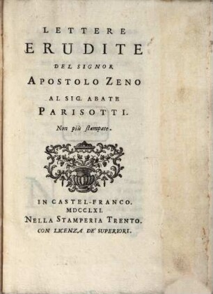 Lettere erudite