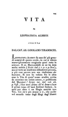 Vita Di Leonbatista Alberti
