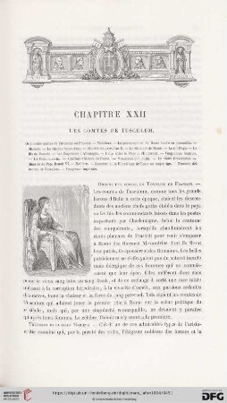 Chapitre XXII: Les comtes de Tusculum