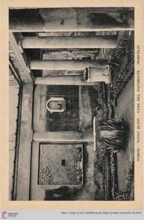 Pompei - Nuovi Scavi - Casa del Sacerdote - Peristilio