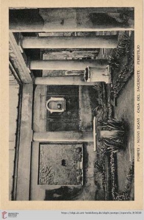 Pompei - Nuovi Scavi - Casa del Sacerdote - Peristilio