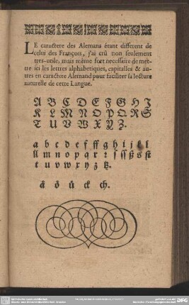 Le caractere des Alemans