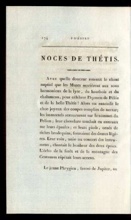 Noces De Thétis.
