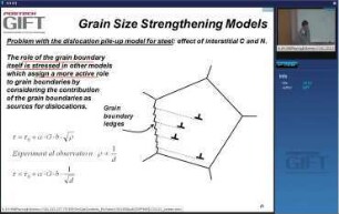 Mechanical properties of steel 21: grain size strengthening