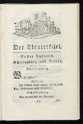 Erster Auftritt. - Zwölfter Auftritt.
