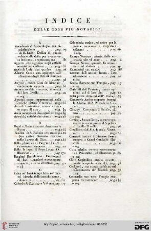 Indice delle cose più notabili