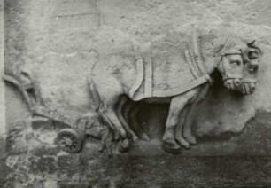 Wandgrabmal für Dora Räcke (gestorben 1960) und Rudolf Räcke
