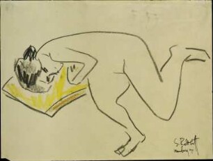 Liegender weiblicher Akt
