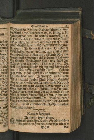 CCXXX. Von der Armuth. Armuth weh thut.