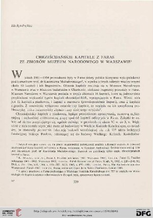 14: Chrześcijańskie kapitele z Faras ze zbiorów Muzeum Narodowego w Warszawie