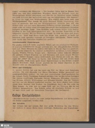 Lustige Dorfgeschichten