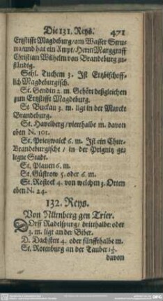 132. Reys. Von Nürnberg gen Trier