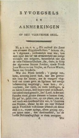 Byvoegsels En Aanmerkingen Voor Het ... Deel Der Vaderlandsche Historie Van Jan Wagenaar, 14