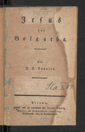 Jesus auf Golgatha