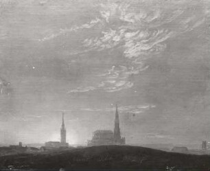 Abend, Caspar David Friedrich, Öl auf Leinwand