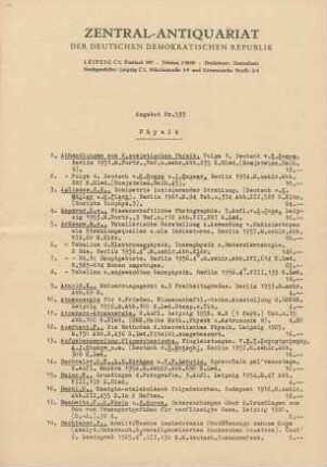 Nr. 533: Physik