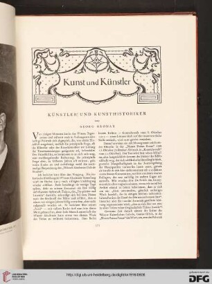 Künstler und Kunsthistoriker