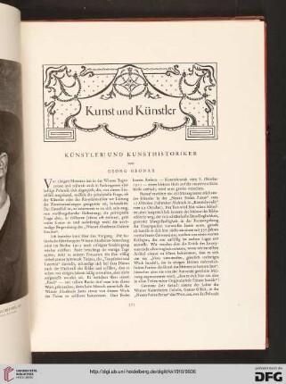 Künstler und Kunsthistoriker