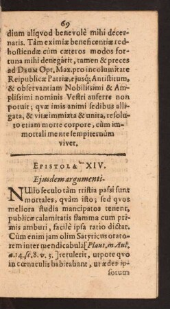 Epistola XIV.
