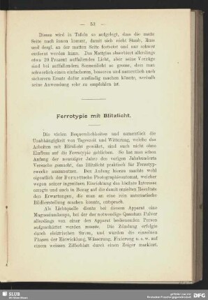 Ferrotypie mit Blitzlicht