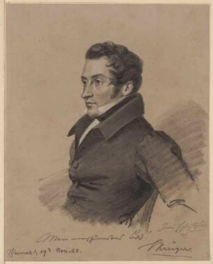 Bildnis Krüger, Theodor (um 1828-1848 tätig), Maler