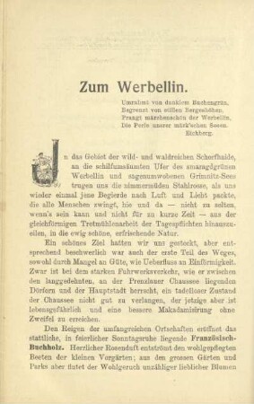 Zum Werbellin