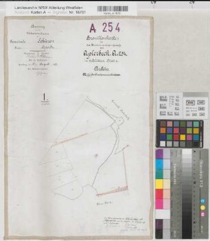 Aplerbeck (Dortmund), Zusammenlegung Aplerbeck, Bl.11 Brouillonkarte I Gem. Schüren, Flur 1