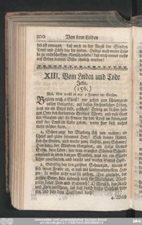 XIII. Vom Leiden und Tode Jesu.