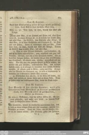 Das II. Capitel. Aus der Schöpfung aller Dinge wird geschlossen, daß Gott das höchste Gut sey.