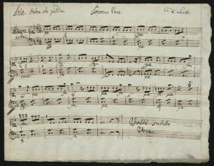 Soprano Voce [e Basso]