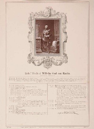 Bildnis von Rudolf Graf von Kanitz (1822-1902)