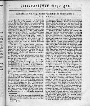 Litterarischer Anzeiger