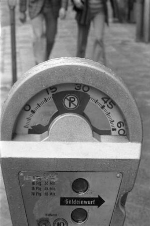 Parkuhren in Karlsruhe