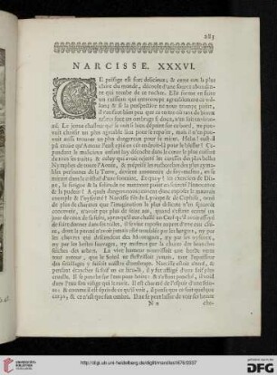 XXXVI: Narcisse