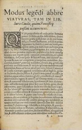 Modus legendi abbreviaturas passim in iure tam civili quàm pontificio occurrentes : nunc primùm integritati suae restitutus ; huic accessere Tituli, ..., ex Haloandri recognitione adscripti