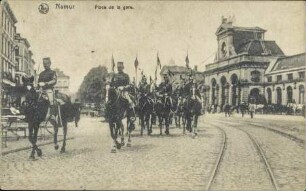 Namur - Place de la gare.
