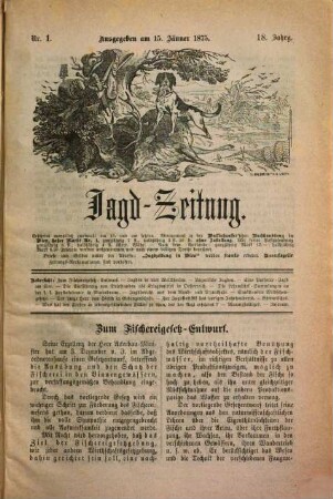 Jagd-Zeitung. 18, 18. 1875