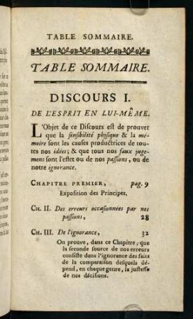 Q7r-S4v, Table Sommaire
