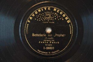Bettelarie aus "Prophet" (E-moll) / [Giacomo Meyerbeer]