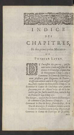 Du Premier Livre.