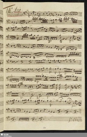 140. Aria: Deh serenate le luci belle / Scarlatti, G.